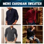 PJ PAUL JONES Mens Cardigan Sweater