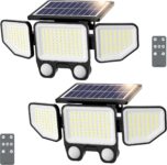 Onforu Motion Sensor Solar Lights Outdoor for Yard