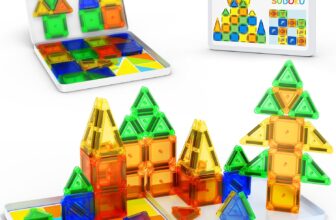42Pcs Mini Magnetic Tiles