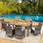 Shop @Walmart – Costway 7PCS Patio Rattan Dining Set