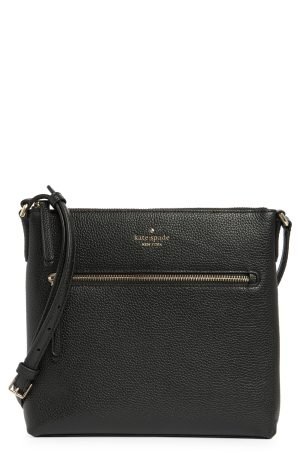 Kate Spade New York – jackson top zip leather crossbody bag