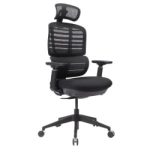 WorkPro® Momentum Ergonomic Mesh/Mesh Active High-Back Office Chair, Black/Black, BIFMA Compliant