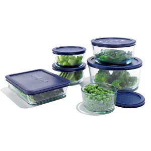 12-Piece Glass Food Storage Set @Kohl’s
