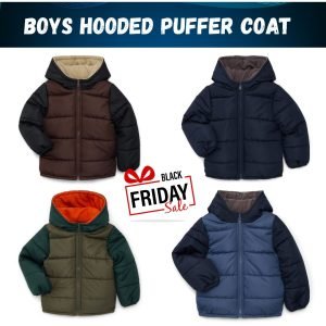 Shop @Walmart – London Fog Boys Hooded Puffer Coat