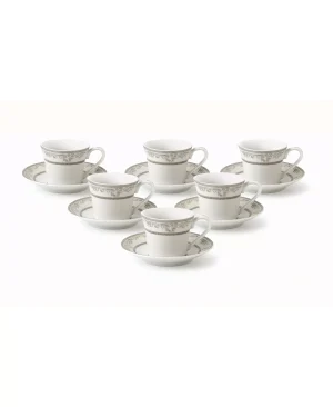 Lorren Home Trends 12 Piece 2oz Espresso Cup and Saucer Set @Macys !!