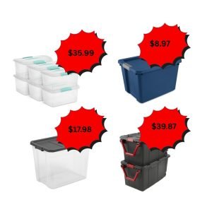 Sterilite Storage Containers at Walmart!