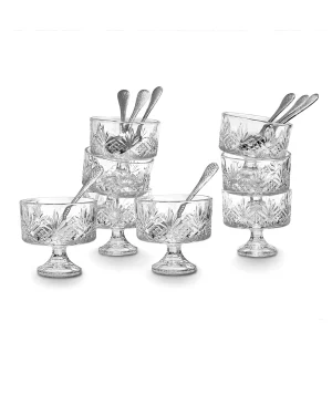 Godinger Dublin Collection Crystal 16-Pc. Trifle Tasting Set