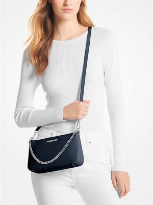 Shop @Michael Kors – Jet Set Medium Saffiano Leather Crossbody Bag