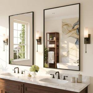 2-Pack Bathroom Mirrors 