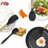 15-Piece Silicone Wooden Handle Kitchen Utensils Set