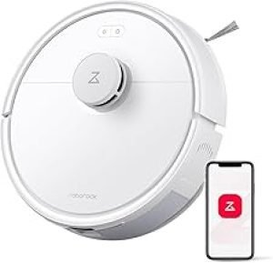 roborock Q7 L5 Robot Vacuum and Mop Combo, 8,000Pa Suction, Upgraded from Q5 Pro, Dual Anti-Tangle System, LiDAR Navigation, No-Go Zones, Self-Charging Robotic Vacuum Cleaner, White