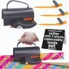 Wrapping Paper Cutter with 3 Replaceable Blade Sets for Birthday