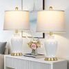 Modern Ceramic Table Lamps Set of 2