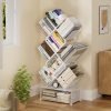 Metal 6 Tier Bookshelf