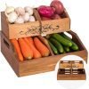 Wooden Pantry Storage Bins