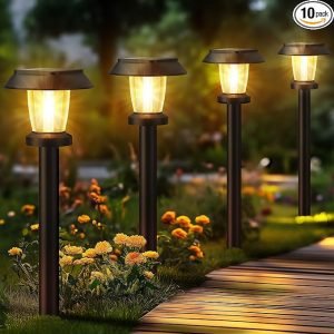 ALEPOD Solar Pathway Lights Outdoor