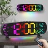 13.7″ Digital Wall Clock Desk Clocks with Temperature