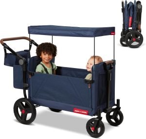 Radio Flyer Foldable Wagon & Outdoor Stroller for Toddlers
