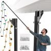 Telescopic Extension Pole for Hanging Christmas Lights