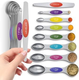 Magnetic Measuring Spoons Set