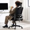 Fizzin Ergonomic Office Chair, 400 LBS Computer Chairs with Adjustable Lumbar Support