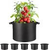 5 Pack Planter Pots with Handles