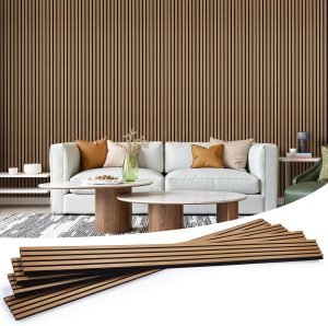Wood Slat Wall Panels 4 Pack