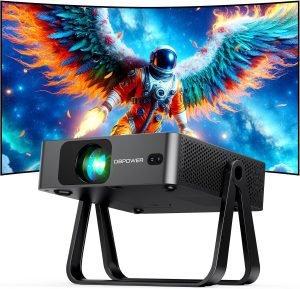Smart Mini Projector with WiFi 6 & Bluetooth