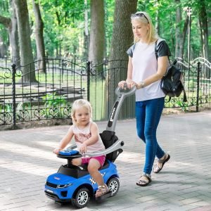 OLAKIDS 4-in-1 Ride-On Push Car for Toddlers