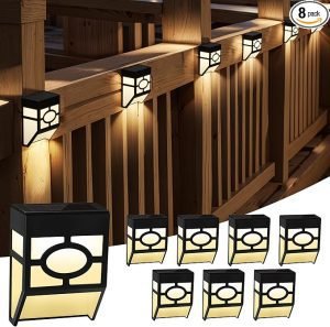 Otdair Solar Deck Lights Outdoor