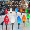 Solar C9 Pathway Lights Christmas Decorations