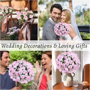 40%OFF Roses Artificial Flowers 6pcs