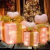 Christmas Decorations Lighted Gift Boxes