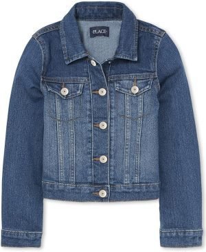 The Children’s Place Girls’ Basic Denim Jacket