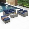 6 Pieces Outdoor Patio Furniture Sets