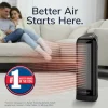 Lasko 16″ 1500W 2 Speed Oscillating Ceramic Tower Space Heater