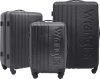 Wrangler Quest Luggage Set, Black, 3 Piece Set