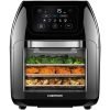 Chefman Multifunctional Digital 10 Qt. Air Fryer+ Rotisserie, Fry, Roast & Bake, 17 Presets – Black