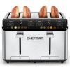 Chefman 4 Slice Toaster w/ Touchscreen Shade Settings, Stainless Steel