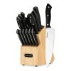 Cuisinart Classic Triple Rivet Stainless Steel 15 Piece Knife Block Set