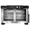 Gourmia French Door 6-Slice Digital Toaster Oven Air Fryer with Integrated Temperature Probe, 24L, Stainless Steel