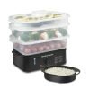 Hamilton Beach 3-Tier Electric Food Steamer, 9.5 quart capacity, 37430
