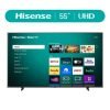 Hisense 55″ Class H5 Series 4K UHD Roku Smart TV (55H5BR) – Dolby Vision, HDR10, DTS Studio Sound, AI Sports Mode, Game Mode Plus with VRR, Bezel-less Design, Roku TV OS
