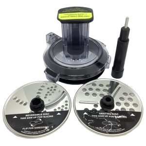 MUST READ Details – Compact Size – Ninja Chute Feed Lid Slicer Shredder Grater Discs for 40oz Bowl BL491 BL492 BL493 BL494 CT670V CT671AV CT672A CT672V Blender