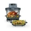 Ninja Crispi Pro 6-in-1 Countertop Glass Air Fryer, 6 Qt & 2.5 Qt Glass Containers, Designed Non-Toxic, Cyberspace AS101CY