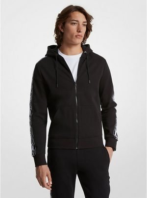 Michael Kors –  Cotton Blend Zip-Up Hoodie