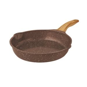 The Pioneer Woman 10-Inch Cast Aluminum Fry Pan, Brown Speckle