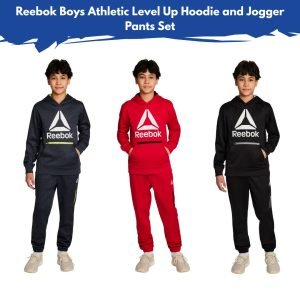 Reebok Boys Athletic Level Up Hoodie and Jogger Pants Set @Walmart !