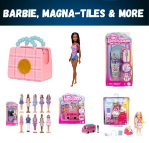 Up to 50% off select Barbie, Magna-tiles & more