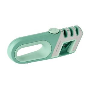 The Pioneer Woman 4 Stage Knife Shear & Sharpener, Green